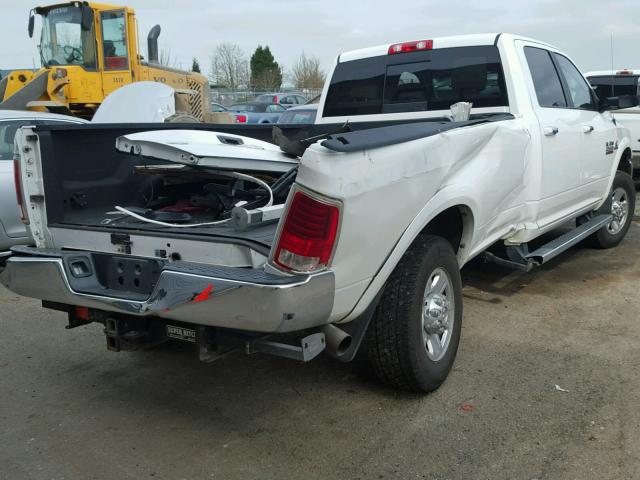 3C6UR5KL4DG556946 - 2013 RAM 2500 LARAM WHITE photo 4