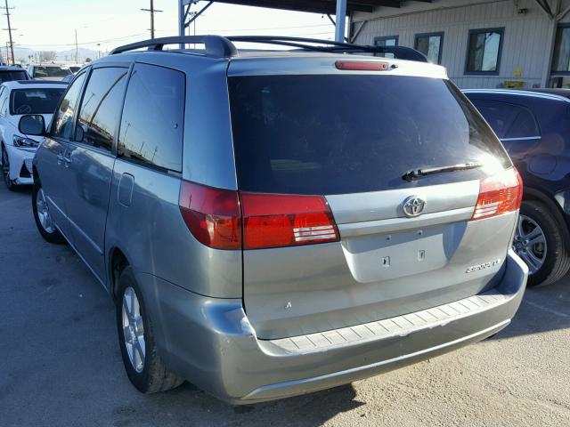 5TDZA23C55S310073 - 2005 TOYOTA SIENNA CE BLUE photo 3