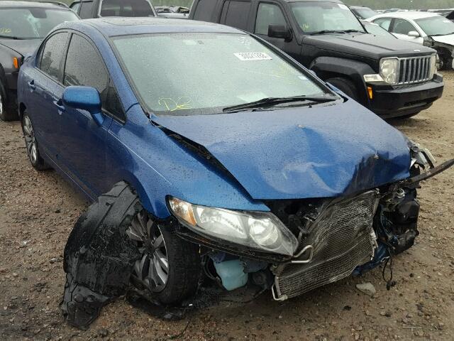 2HGFA55539H700629 - 2009 HONDA CIVIC SI BLUE photo 1