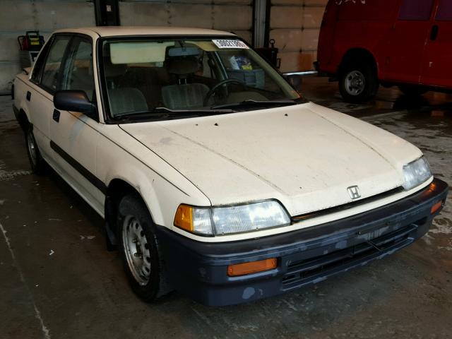 1HGED3548JA045109 - 1988 HONDA CIVIC DX CREAM photo 1