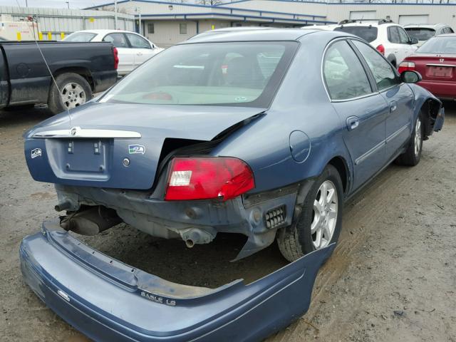 1MEFM55S0YG624372 - 2000 MERCURY SABLE LS P BLUE photo 4