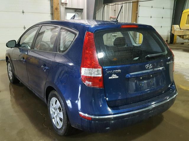 KMHDB8AE6BU108893 - 2011 HYUNDAI ELANTRA TO BLUE photo 3