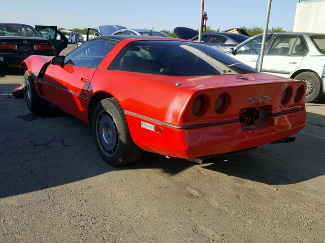 1G1AY0785E5146213 - 1984 CHEVROLET CORVETTE RED photo 3