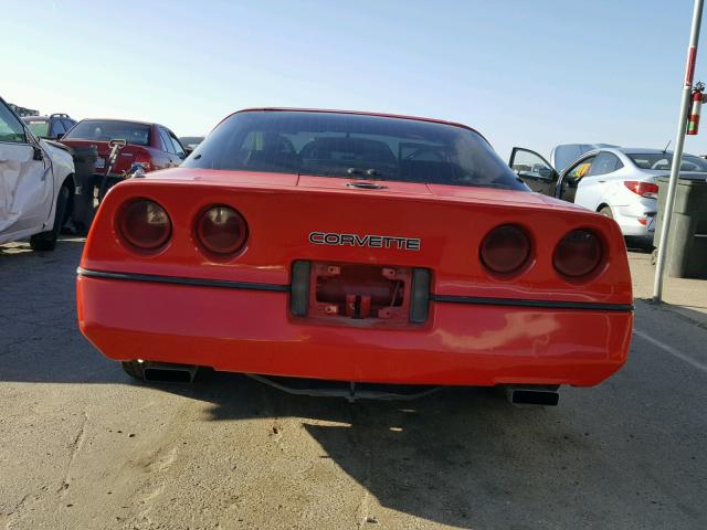 1G1AY0785E5146213 - 1984 CHEVROLET CORVETTE RED photo 6