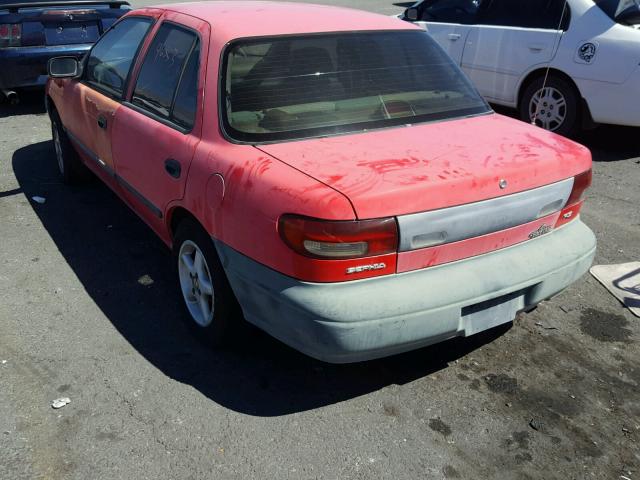 KNAFA1258T5267977 - 1996 KIA SEPHIA RS RED photo 3