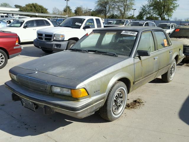 3G4AH54N3LS622407 - 1990 BUICK CENTURY CU GRAY photo 2