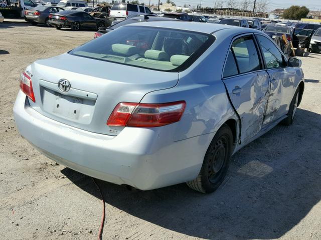 4T1BE46K27U711241 - 2007 TOYOTA CAMRY NEW BLUE photo 4