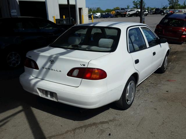 1NXBR12E6YZ351461 - 2000 TOYOTA COROLLA VE WHITE photo 4