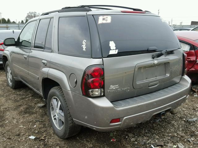 1GNDT13S772247758 - 2007 CHEVROLET TRAILBLAZE GRAY photo 3