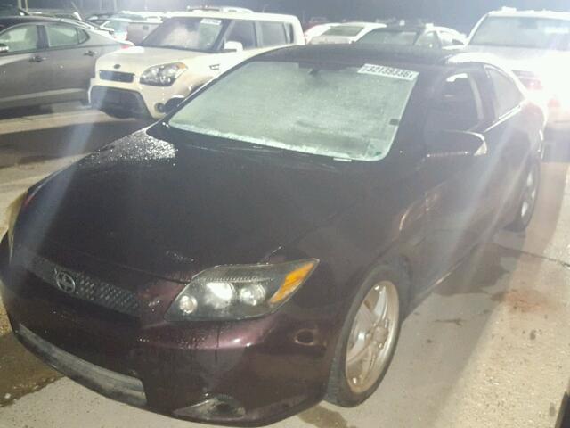 JTKDE167880223386 - 2008 TOYOTA SCION TC 栗色 照片 2