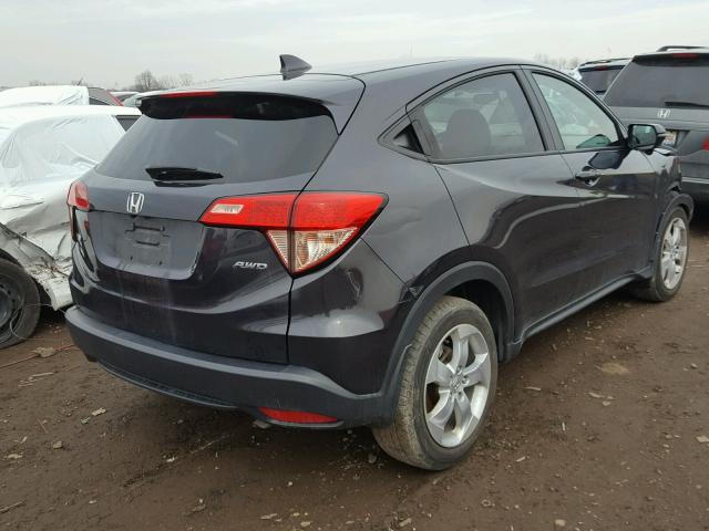 3CZRU6H50GM719751 - 2016 HONDA HR-V EX BLACK photo 4