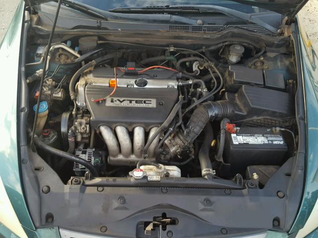 1HGCM56303A085924 - 2003 HONDA ACCORD LX GREEN photo 7