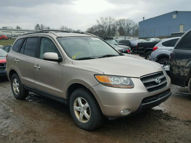 5NMSG13D77H053572 - 2007 HYUNDAI SANTA FE G TAN photo 1