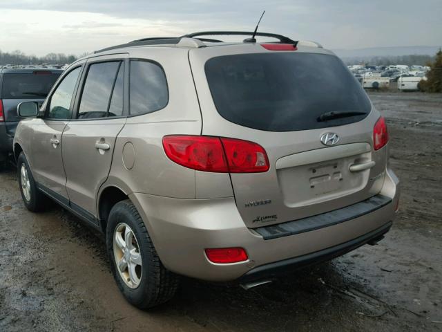 5NMSG13D77H053572 - 2007 HYUNDAI SANTA FE G TAN photo 3