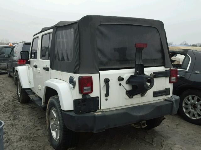 1J4GA39137L222155 - 2007 JEEP WRANGLER X WHITE photo 3