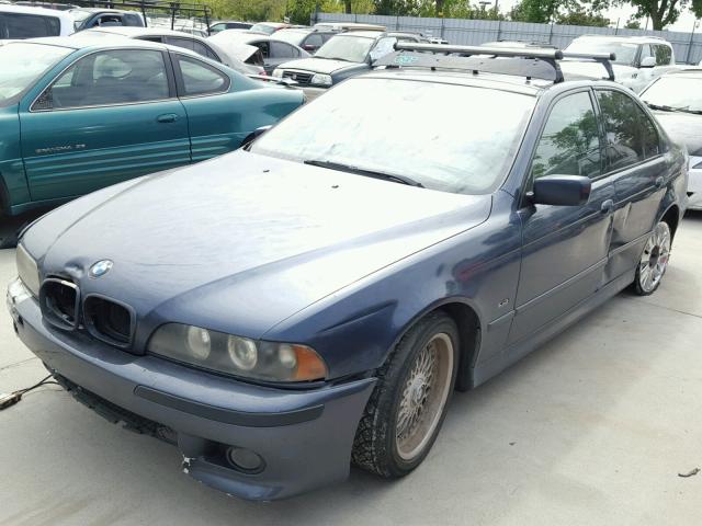 WBADN53462GF70447 - 2002 BMW 540 I BLUE photo 2