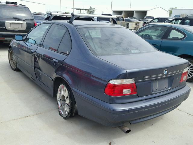 WBADN53462GF70447 - 2002 BMW 540 I BLUE photo 3