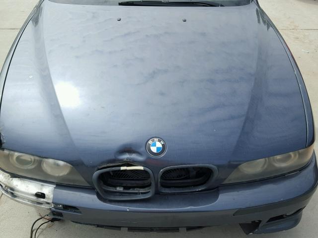 WBADN53462GF70447 - 2002 BMW 540 I BLUE photo 7