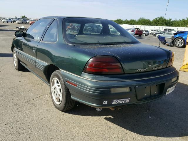 1G2NE15D2SM572714 - 1995 PONTIAC GRAND AM S 绿色 照片 3