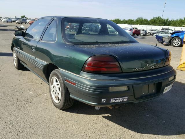 1G2NE15D2SM572714 - 1995 PONTIAC GRAND AM S GREEN photo 3