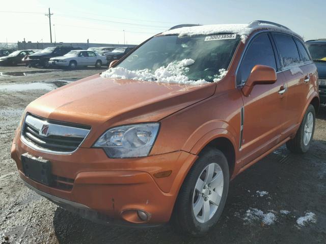 3GSDL63738S595083 - 2008 SATURN VUE XR ORANGE photo 2