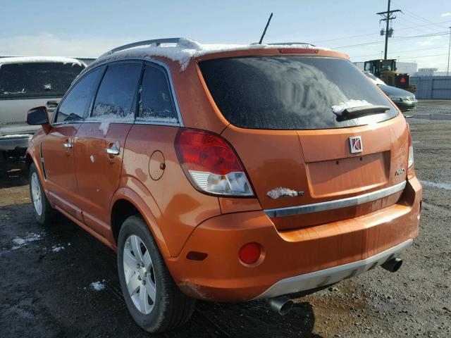 3GSDL63738S595083 - 2008 SATURN VUE XR ORANGE photo 3