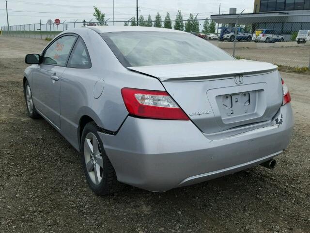 2HGFG11918H004348 - 2008 HONDA CIVIC EXL 银色 照片 3