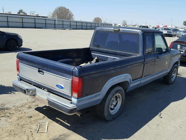 1FTCR14T3KPB36548 - 1989 FORD RANGER SUP BLUE photo 4