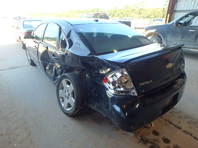 2G1WD58C069267091 - 2006 CHEVROLET IMPALA SUP 黑色 照片 3