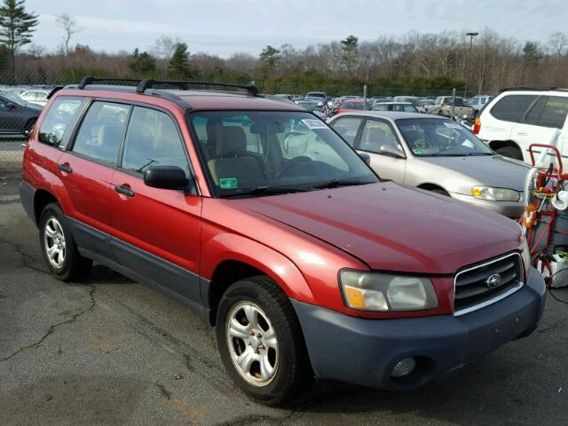 JF1SG636X4H703609 - 2004 SUBARU FORESTER 2 RED photo 1