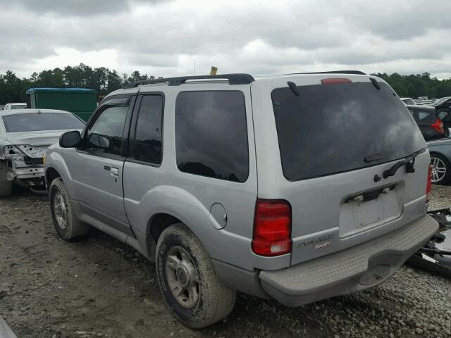 1FMYU70E62UC22206 - 2002 FORD EXPLORER S SILVER photo 3