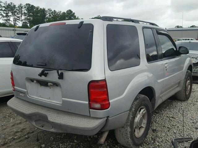 1FMYU70E62UC22206 - 2002 FORD EXPLORER S SILVER photo 4