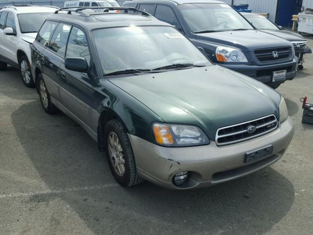 4S3BH806217661560 - 2001 SUBARU LEGACY OUT GREEN photo 1