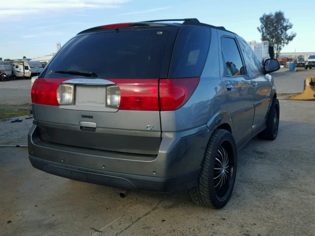 3G5DA03E03S534867 - 2003 BUICK RENDEZVOUS CHARCOAL photo 4