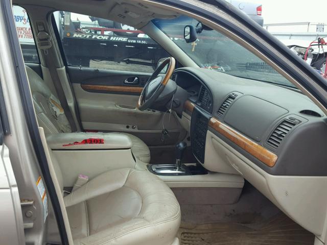 1LNHM97V1YY920354 - 2000 LINCOLN CONTINENTA BEIGE photo 5