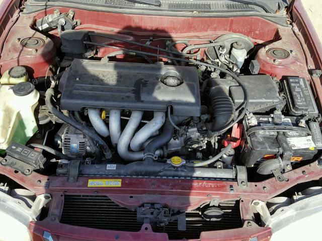 1NXBR12E71Z494151 - 2001 TOYOTA COROLLA CE RED photo 7