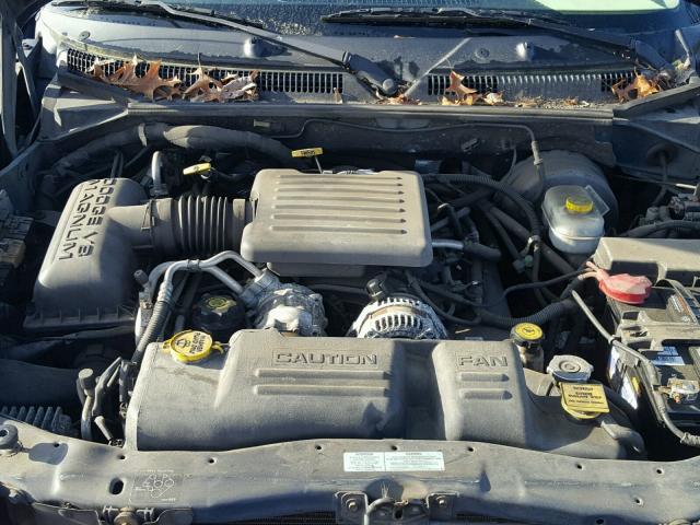 1B4HS28N81F626609 - 2001 DODGE DURANGO BLUE photo 7