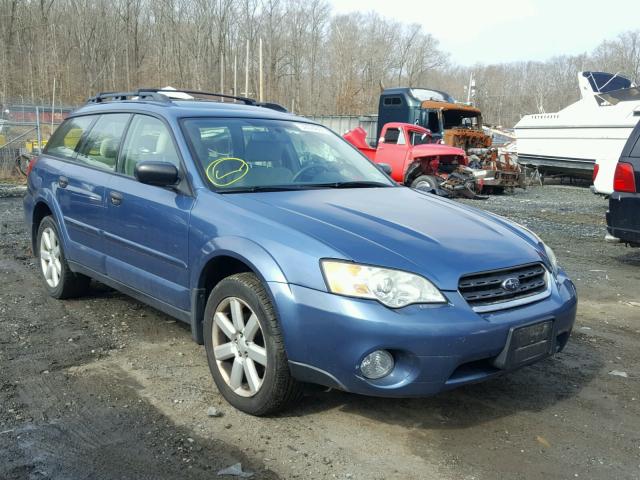 4S4BP61C077305222 - 2007 SUBARU LEGACY OUT BLUE photo 1