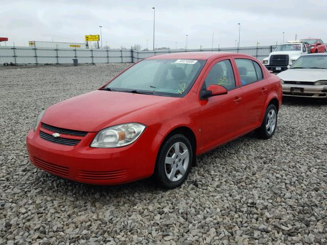 1G1AL58F087271363 - 2008 CHEVROLET COBALT LT RED photo 2