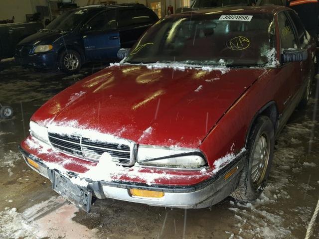 2G4WF5415P1459898 - 1994 BUICK REGAL Granate foto 2