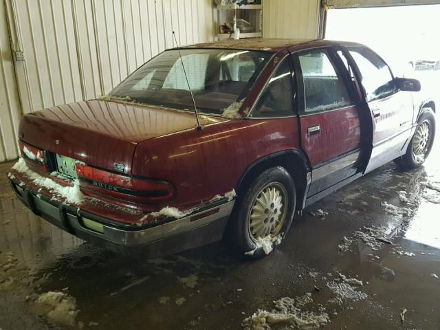 2G4WF5415P1459898 - 1994 BUICK REGAL Granate foto 4