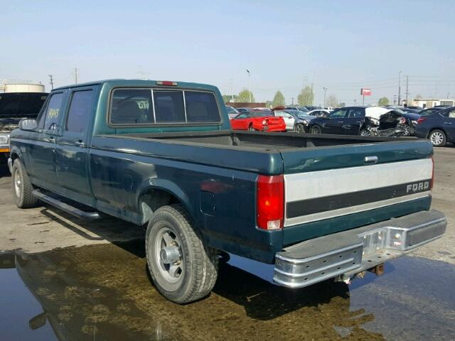 1FTJW35G1REA35883 - 1994 FORD F350 GREEN photo 3