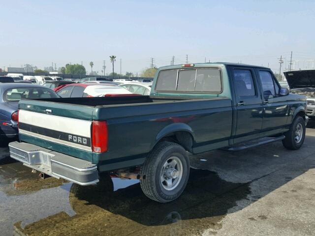 1FTJW35G1REA35883 - 1994 FORD F350 GREEN photo 4