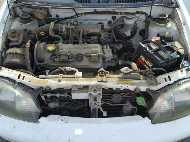 2C1MR5228X6710412 - 1999 CHEVROLET METRO LSI WHITE photo 7