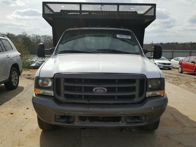 1FDWF36P74EA08308 - 2004 FORD F350 SUPER WHITE photo 9