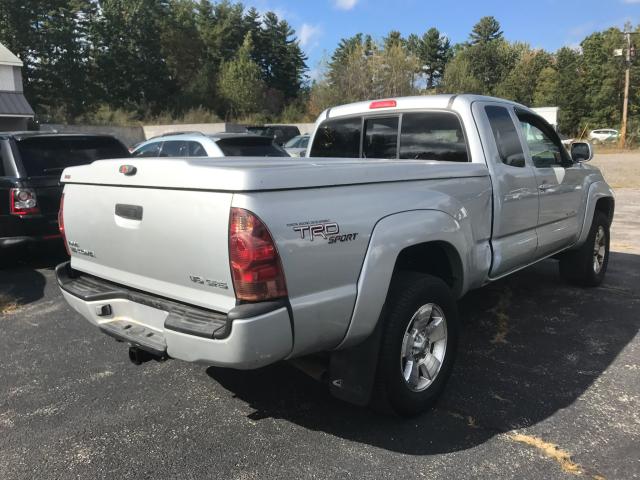 5TEUU42N65Z016636 - 2005 TOYOTA TACOMA ACC SILVER photo 4