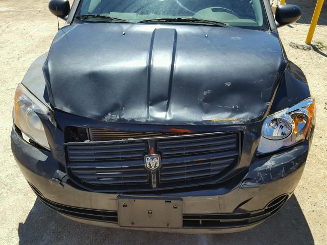 1B3HB28B08D685542 - 2008 DODGE CALIBER BLACK photo 7