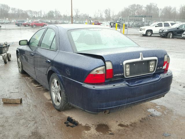 1LNHM87A73Y676791 - 2003 LINCOLN LS BLUE photo 3