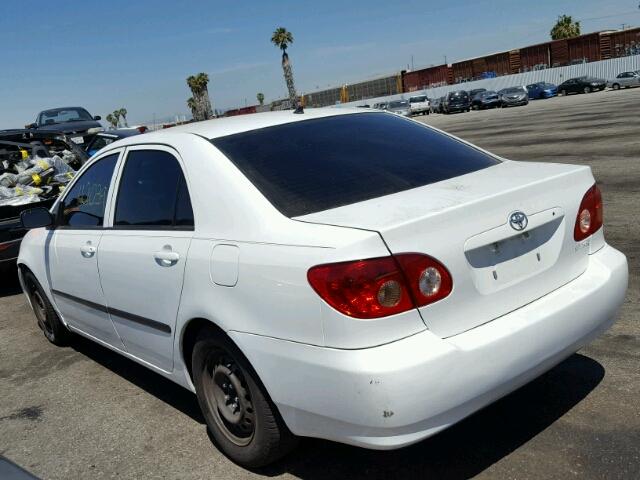 1NXBR32E57Z817116 - 2007 TOYOTA COROLLA WHITE photo 3