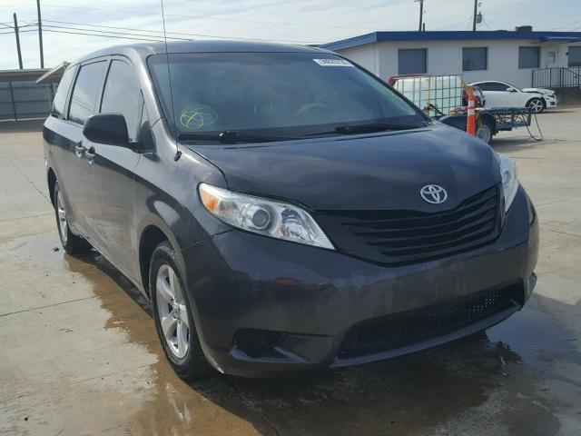 5TDKA3DCXCS012797 - 2012 TOYOTA SIENNA BAS BLACK photo 1